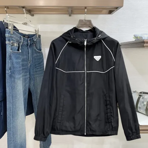 Prada Jackets Long Sleeved For Men #1419229 $128.00 USD, Wholesale Replica Prada Jackets