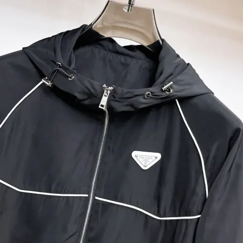 Replica Prada Jackets Long Sleeved For Men #1419229 $128.00 USD for Wholesale