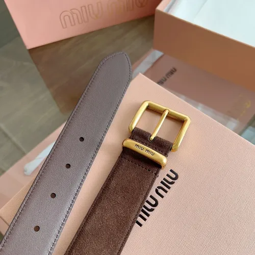 Replica MIU MIU AAA Quality Belts In 3.5cm For Unisex #1419238 $56.00 USD for Wholesale