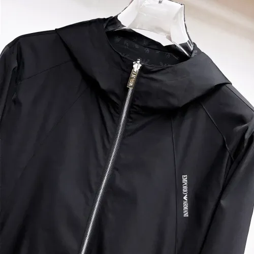 Replica Armani Jackets Long Sleeved For Men #1419248 $132.00 USD for Wholesale