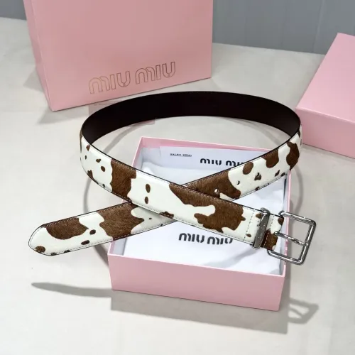 MIU MIU AAA Quality Belts In 3.5cm For Unisex #1419249 $56.00 USD, Wholesale Replica MIU MIU AAA Quality Belts