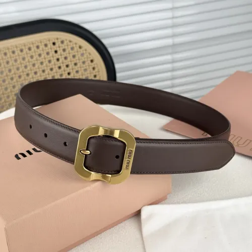 MIU MIU AAA Quality Belts In 3.5cm For Unisex #1419252 $56.00 USD, Wholesale Replica MIU MIU AAA Quality Belts