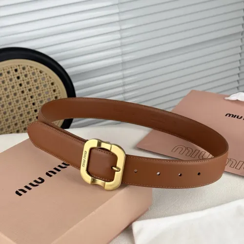MIU MIU AAA Quality Belts In 3.5cm For Unisex #1419255 $56.00 USD, Wholesale Replica MIU MIU AAA Quality Belts