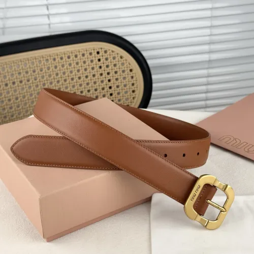 Replica MIU MIU AAA Quality Belts In 3.5cm For Unisex #1419255 $56.00 USD for Wholesale
