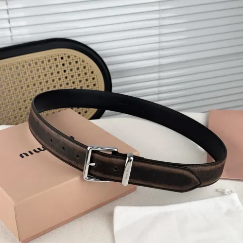 MIU MIU AAA Quality Belts In 3.5cm For Unisex #1419259 $56.00 USD, Wholesale Replica MIU MIU AAA Quality Belts