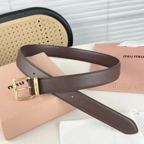 MIU MIU AAA Quality Belts In 3.5cm For Unisex #1419268 $56.00 USD, Wholesale Replica MIU MIU AAA Quality Belts