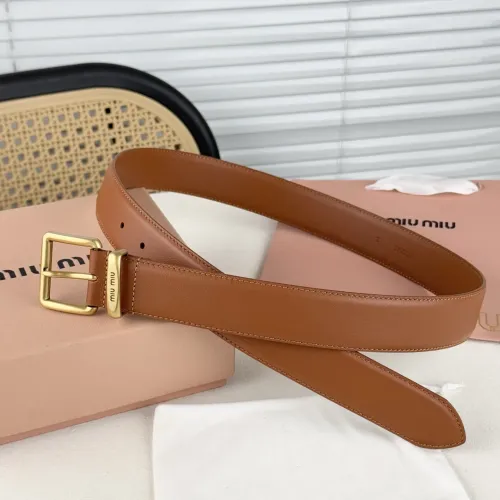 MIU MIU AAA Quality Belts In 3.5cm For Unisex #1419275 $56.00 USD, Wholesale Replica MIU MIU AAA Quality Belts