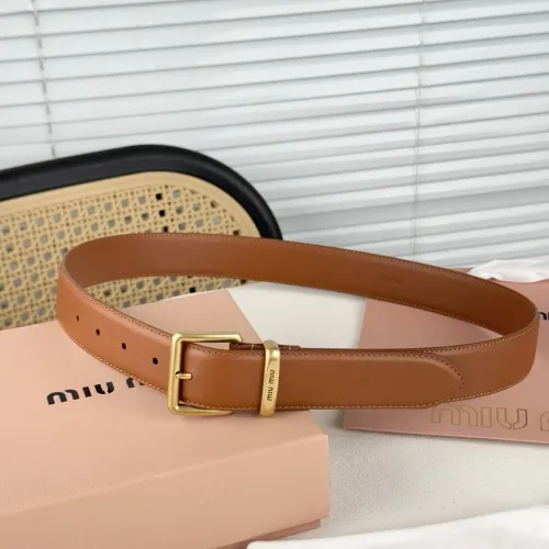 Replica MIU MIU AAA Quality Belts In 3.5cm For Unisex #1419275 $56.00 USD for Wholesale