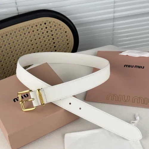 MIU MIU AAA Quality Belts In 3.5cm For Unisex #1419279 $56.00 USD, Wholesale Replica MIU MIU AAA Quality Belts