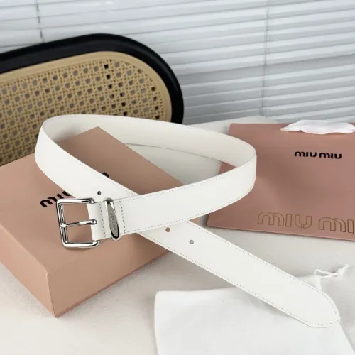 MIU MIU AAA Quality Belts In 3.5cm For Unisex #1419280 $56.00 USD, Wholesale Replica MIU MIU AAA Quality Belts
