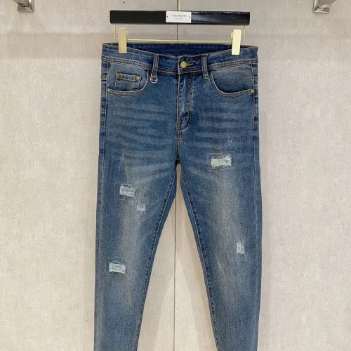 Replica Fendi Jeans For Men #1419291 $85.00 USD for Wholesale