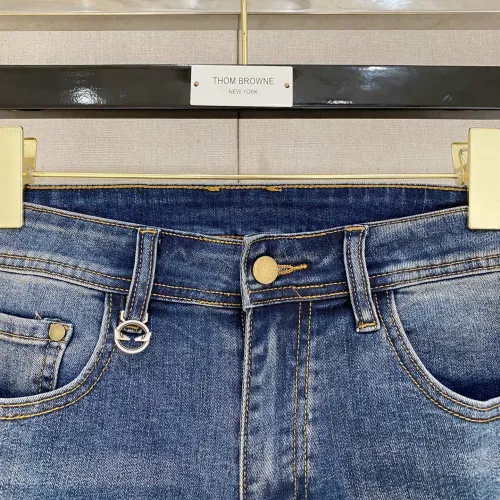 Replica Fendi Jeans For Men #1419291 $85.00 USD for Wholesale