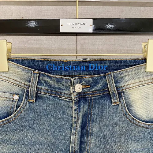 Replica Christian Dior Jeans For Men #1419292 $85.00 USD for Wholesale