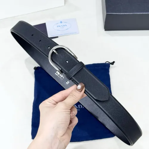 Prada AAA Quality Belts In 3.5cm For Men #1419333 $60.00 USD, Wholesale Replica Prada AAA Quality Belts