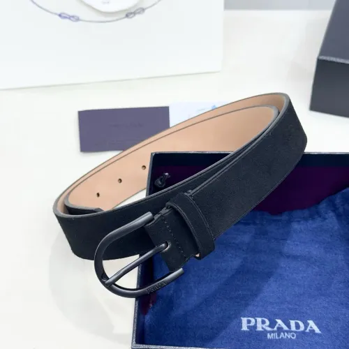 Prada AAA Quality Belts In 3.5cm For Men #1419350 $60.00 USD, Wholesale Replica Prada AAA Quality Belts