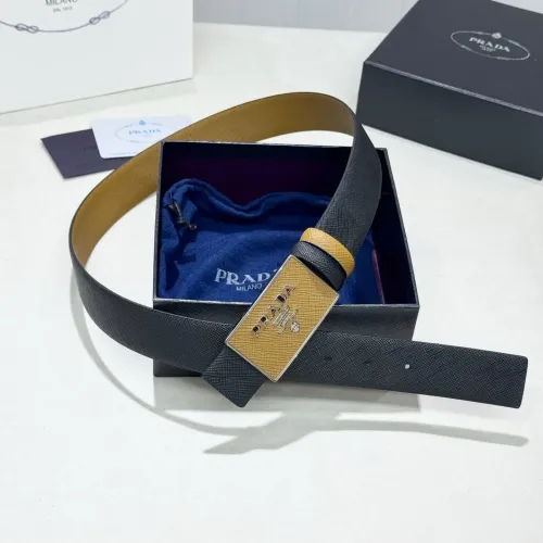Prada AAA Quality Belts In 3.5cm For Men #1419413 $60.00 USD, Wholesale Replica Prada AAA Quality Belts
