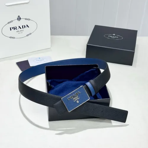 Prada AAA Quality Belts In 3.5cm For Men #1419417 $60.00 USD, Wholesale Replica Prada AAA Quality Belts