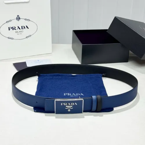Replica Prada AAA Quality Belts In 3.5cm For Men #1419417 $60.00 USD for Wholesale