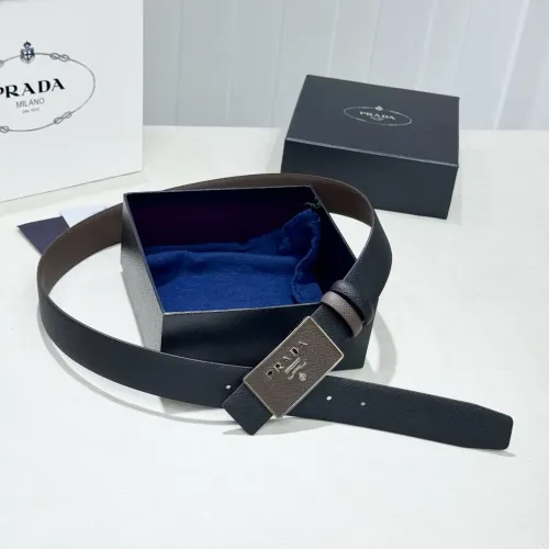 Prada AAA Quality Belts In 3.5cm For Men #1419418 $60.00 USD, Wholesale Replica Prada AAA Quality Belts
