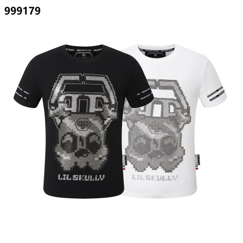 Replica Philipp Plein PP Oversize T-Shirts Short Sleeved For Men #1419431 $29.00 USD for Wholesale