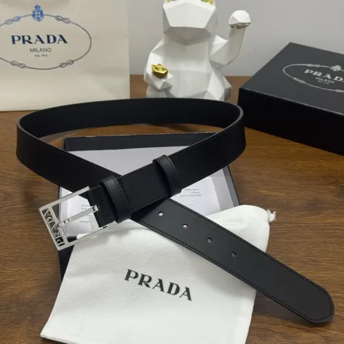 Prada AAA Quality Belts In 3.5cm For Men #1419435 $60.00 USD, Wholesale Replica Prada AAA Quality Belts