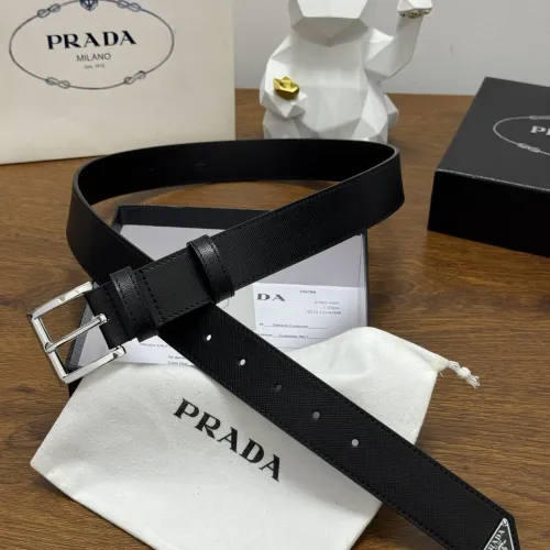 Prada AAA Quality Belts In 3.5cm For Men #1419439 $60.00 USD, Wholesale Replica Prada AAA Quality Belts