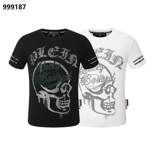Replica Philipp Plein PP Oversize T-Shirts Short Sleeved For Men #1419444 $29.00 USD for Wholesale