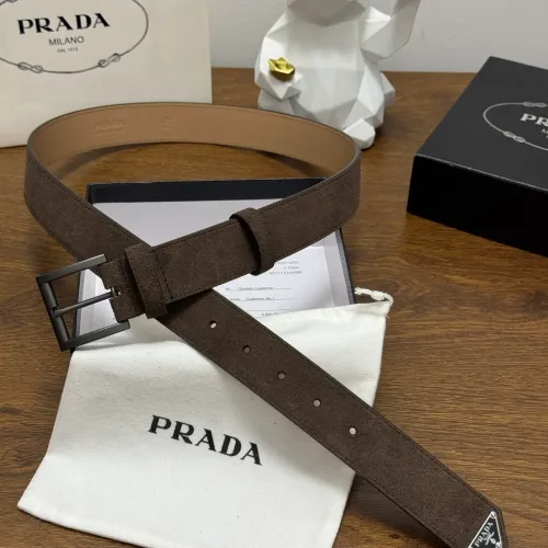 Prada AAA Quality Belts In 3.5cm For Men #1419446 $60.00 USD, Wholesale Replica Prada AAA Quality Belts