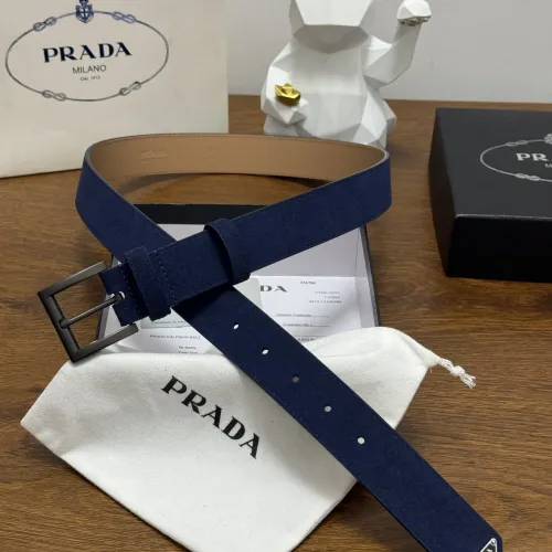 Prada AAA Quality Belts In 3.5cm For Men #1419462 $60.00 USD, Wholesale Replica Prada AAA Quality Belts