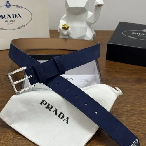 Prada AAA Quality Belts In 3.5cm For Men #1419466 $60.00 USD, Wholesale Replica Prada AAA Quality Belts