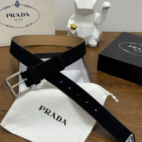 Prada AAA Quality Belts In 3.5cm For Men #1419470 $60.00 USD, Wholesale Replica Prada AAA Quality Belts