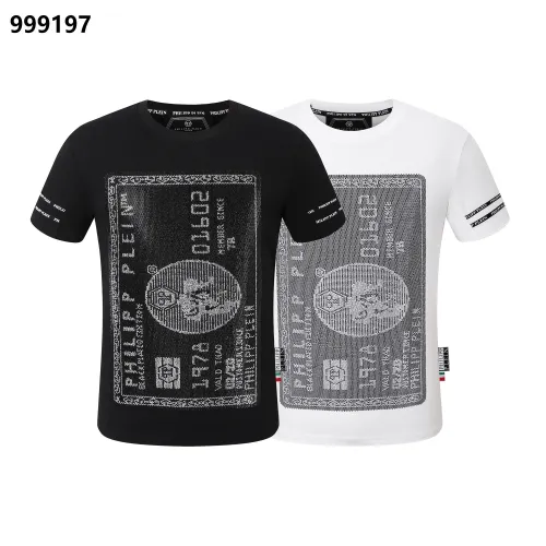 Replica Philipp Plein PP Oversize T-Shirts Short Sleeved For Men #1419476 $29.00 USD for Wholesale