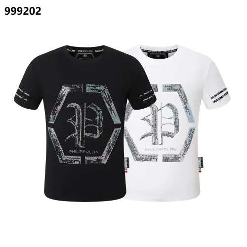 Replica Philipp Plein PP Oversize T-Shirts Short Sleeved For Men #1419486 $29.00 USD for Wholesale
