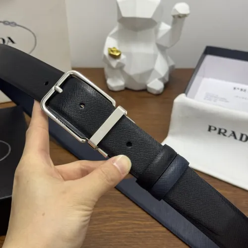 Prada AAA Quality Belts In 3.5cm For Men #1419501 $60.00 USD, Wholesale Replica Prada AAA Quality Belts