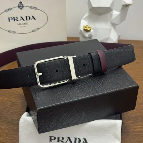 Replica Prada AAA Quality Belts In 3.5cm For Men #1419504 $60.00 USD for Wholesale