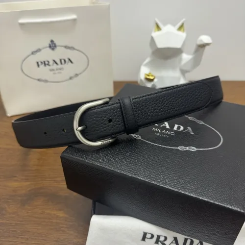 Prada AAA Quality Belts In 3.5cm For Men #1419510 $60.00 USD, Wholesale Replica Prada AAA Quality Belts