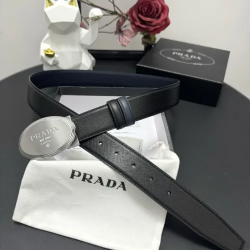 Prada AAA Quality Belts In 3.5cm For Men #1419512 $60.00 USD, Wholesale Replica Prada AAA Quality Belts