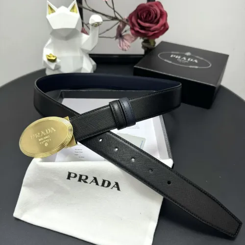Prada AAA Quality Belts In 3.5cm For Men #1419513 $60.00 USD, Wholesale Replica Prada AAA Quality Belts
