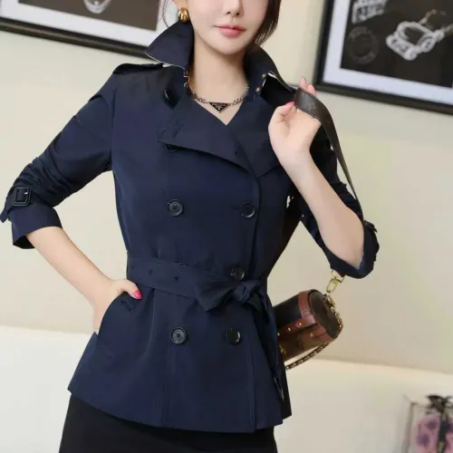 Burberry Trench Coat Long Sleeved For Women #1419514 $160.00 USD, Wholesale Replica Burberry Trench Coat