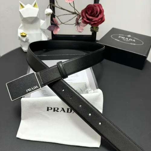 Prada AAA Quality Belts In 3.5cm For Men #1419517 $60.00 USD, Wholesale Replica Prada AAA Quality Belts