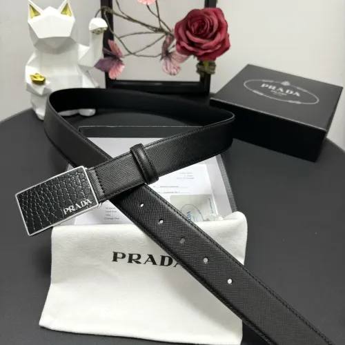 Prada AAA Quality Belts In 3.5cm For Men #1419520 $60.00 USD, Wholesale Replica Prada AAA Quality Belts