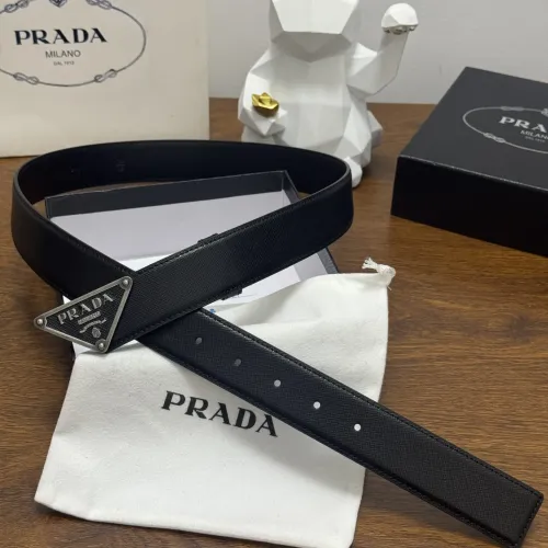 Prada AAA Quality Belts In 3.5cm For Men #1419525 $60.00 USD, Wholesale Replica Prada AAA Quality Belts