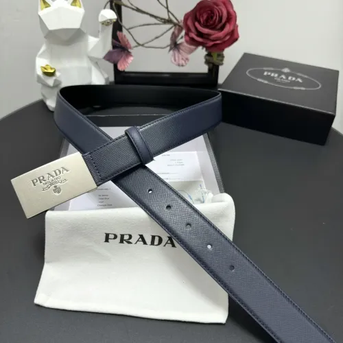 Prada AAA Quality Belts In 3.5cm For Men #1419539 $60.00 USD, Wholesale Replica Prada AAA Quality Belts