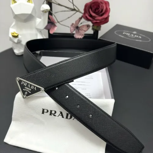 Prada AAA Quality Belts In 3.5cm For Men #1419540 $60.00 USD, Wholesale Replica Prada AAA Quality Belts