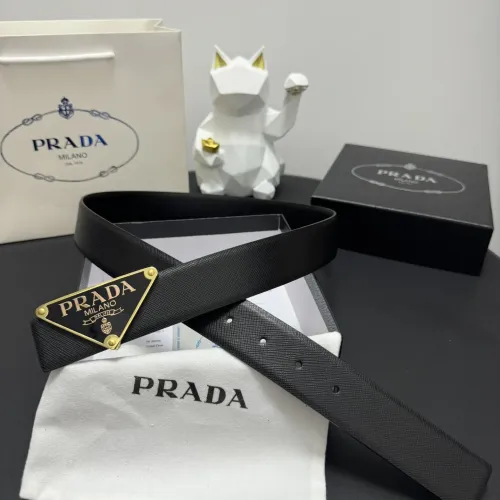 Prada AAA Quality Belts In 3.5cm For Men #1419547 $60.00 USD, Wholesale Replica Prada AAA Quality Belts