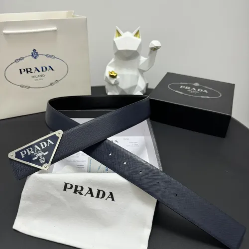 Prada AAA Quality Belts In 3.5cm For Men #1419549 $60.00 USD, Wholesale Replica Prada AAA Quality Belts