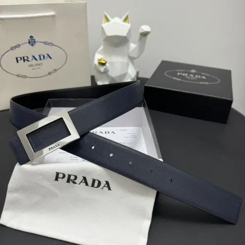 Prada AAA Quality Belts In 3.5cm For Men #1419554 $60.00 USD, Wholesale Replica Prada AAA Quality Belts