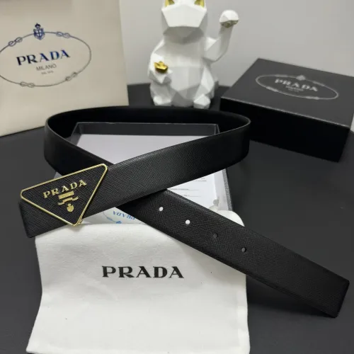 Prada AAA Quality Belts In 3.5cm For Men #1419558 $60.00 USD, Wholesale Replica Prada AAA Quality Belts