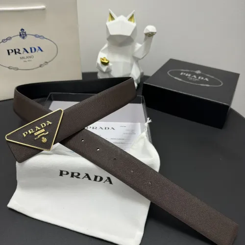 Prada AAA Quality Belts In 3.5cm For Men #1419560 $60.00 USD, Wholesale Replica Prada AAA Quality Belts