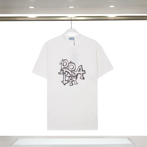 Prada T-Shirts Short Sleeved For Unisex #1419601 $29.00 USD, Wholesale Replica Prada T-Shirts